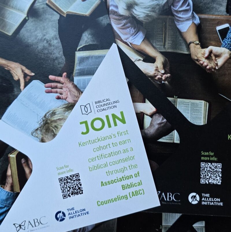 Box of flyers to join the IABC